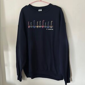 90s St Augustine Florida Sweatshirt X-Large